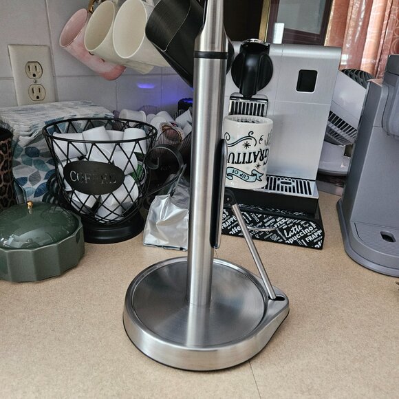 Simplehuman | Tension Arm Paper Towel Holder Brushed Stainless Steel - Picture 4 of 15